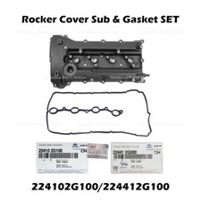 ⭐Genuine⭐ Rocker Cover Sub & Gasket SET for Hyundai Santa Fe Tucson Kia Optima