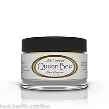 Queen Bee 100% ORGANIC Under Eye Cream - Remove Dark Circles Wrinkles Face Lines