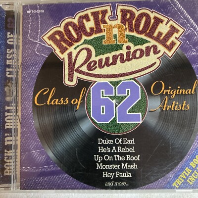Rock & Roll Reunion: Class of 62 Audio CD - VGC+ - ZZZ