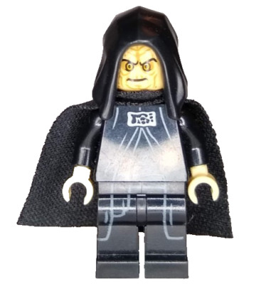 LEGO Star Wars sw1107 Emperor Palpatine Orange Eyes Minifigure Good Condition