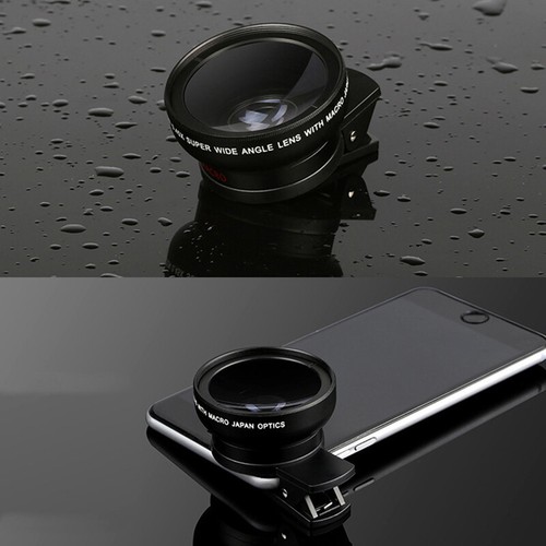 Super Wide Angle 0.45X and 15X Macro Lens Clip-on For iphone Camera Univers`-a - Zdjęcie 5 z 8