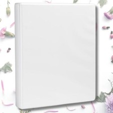 3-ring Binder Basics Binder White Binder 1-inch Organizational Binder