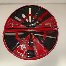 Red Manicure Set with Case