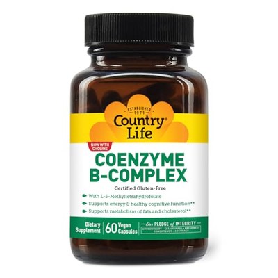 Country Life Coenzyme B-Complex, 60 Capsules