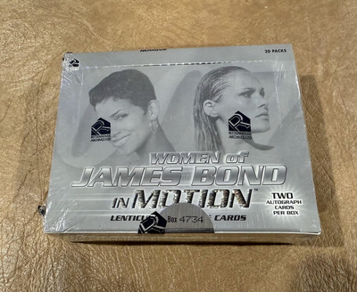 2003 RITTENHOUSE WOMEN OF JAMES BOND IN MOTION #'D /6000 SEALED BOX CARDS