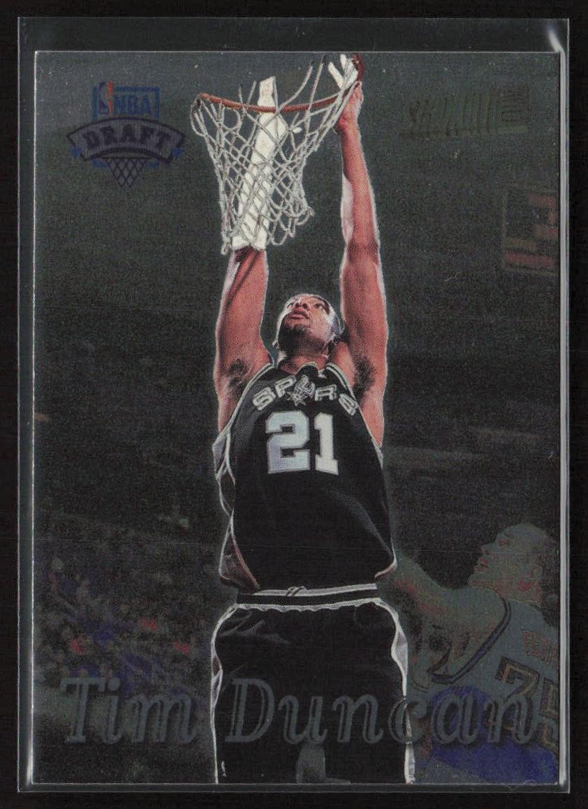 Tim Duncan Rookie 1997-98 Stadium Club #201 San Antonio Spurs