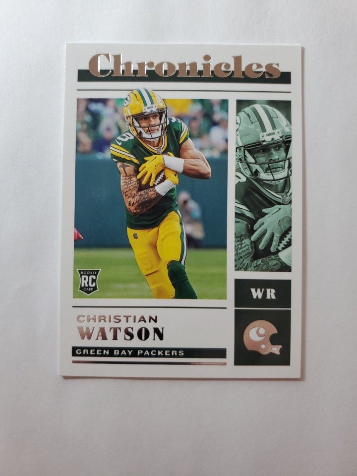 2022 Panini Chronicles Christian Watson RC #39 Green Bay Packers