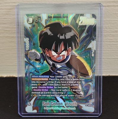 Dragon Ball Super Card Game Son Gohan: Youth FS12-09 SR Foil Leader Card