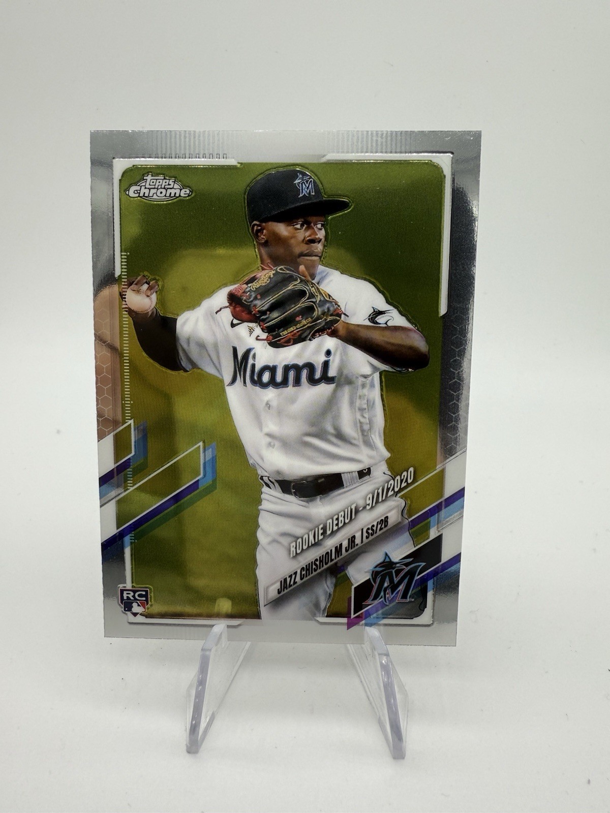 2021 Topps Chrome Update #USC52 Jazz Chisholm Jr. Rookie RC
