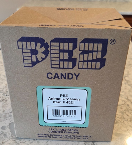 New PEZ Animal Crossing Counter Display 12 Poly Pack Assortment #4521 ...