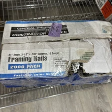 3-1/2” X .131” 10 Gauge Framing Nail 2000 Count Open Box