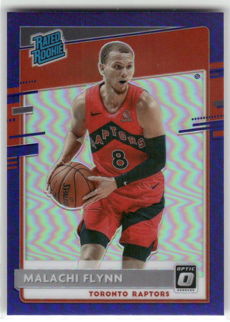 2020-21 Donruss Optic #179 Malachi Flynn Purple RC Rookie