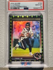 2024 Score - C.J. Stroud #109 Extraterrestrial Alien SSP Case Hit PSA 10 Pop 3