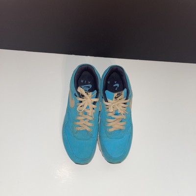 Nike Air Max 1 PRM Blue Corduroy  sneakers size 8.5 Mens