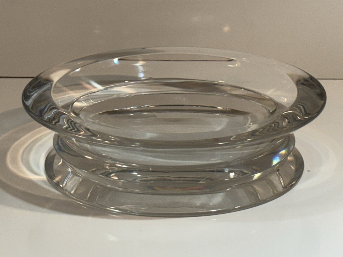 Large 7” Baccarat Crystal Vega Ashtray BOWL Dish | eBay