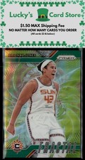 2024 Panini Prizm WNBA #9 Brionna Jones Fractal Prizms Green