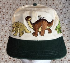 Vintage The Land Before Time Universal Studios youth hat Cap Snapback Retro