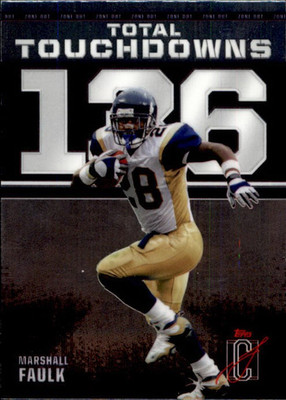 2025 Topps Zone Out Marshall Faulk #ZO-6 Total Touchdowns