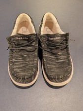 Hey Dude Wally Youth Stretch Black Size Y3 L4