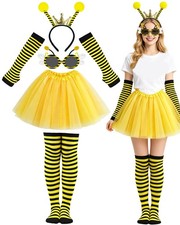 5PCS Bee Costume for Women, Bumblebee Costume Accessories with Tutu Skirt Ant...