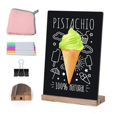 8.7x12 Chalkboard Sign, Base, Double Sided, Menu, Food, Wedding, Table, T-Slot