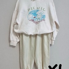 Kids' Light Blue Lace-Accent 2-Piece Set XL