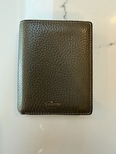 Mulberry Leather Wallet Brown/Grey Bifold Genuine Mens Wallet - Well Used