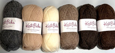 KnitPicks Wool Of The Andies 100% Peruvian Highland Wool 110 Yards Each Lot Of 6