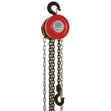 Ironton Manual Chain Hoist, 1100-Lb. Capacity, 10ft. Lift, Model# HSZ0.5T3M