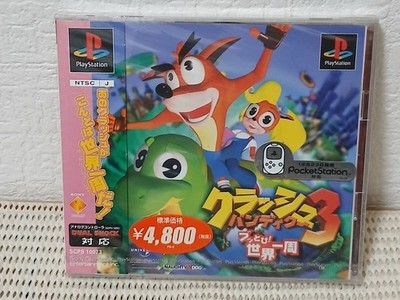 Crash Bandicoot 3 Warped Sony PlayStation 1 PS1 Sealed Japan Import NTSC-J NIB
