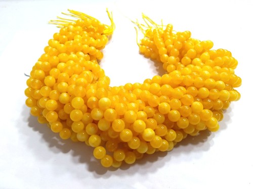 Amber Baltic Round beads 8mm Smooth Gemstone Plain Beads 14"Inch 1 Strand - Picture 6 of 12