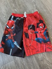 Marvel Spiderman Boys Swim Trunks Size 12