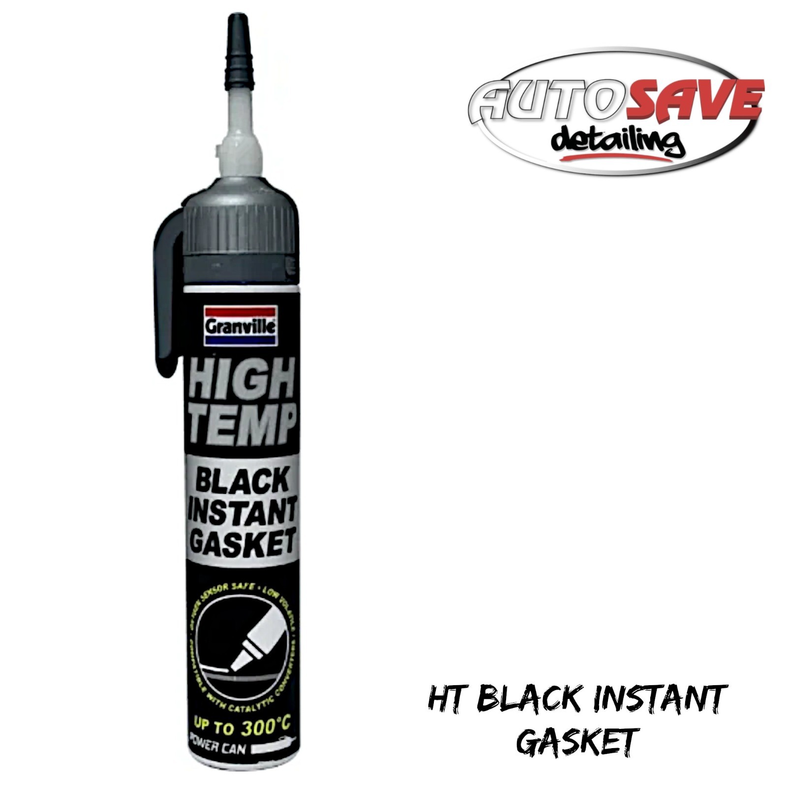 Granville - Instant Gasket - Black 200ml Silicone Sealant