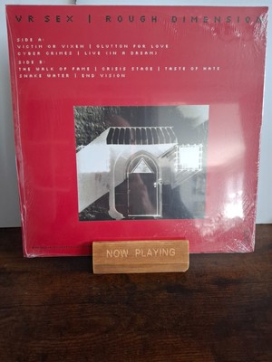 VR SEX-ROUGH DIMENSION, CLEAR RED VINYL LP, LTD ED, 2022 (VERSIEGELT)