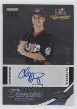 2013 Panini USA Baseball Champions 24/299 Chris Okey #37 Auto 10k8