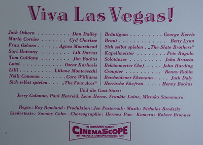 Einladung zur Uraufführung ''Viva Las Vegas'' 18. Dezember 1956 (119443)