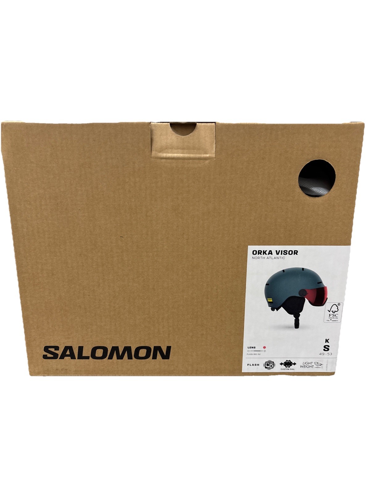 Casco Visiera Salomon Orka Taglia S 49 53