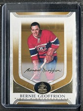 Geoffrion, Bernie - 2020-21 SP Signature Edition Legends - Gold Signature