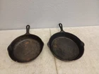 Vintage Unmarked Wagner Ware No.6 & 7 Skillet 9” Inch Cast Iron