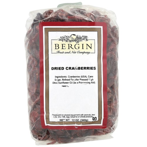 Dried Cranberries, 12 oz (340 g)