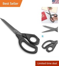 8.5  All-Purpose Stainless Steel Scissors - Perfect for Sewing and Crafting