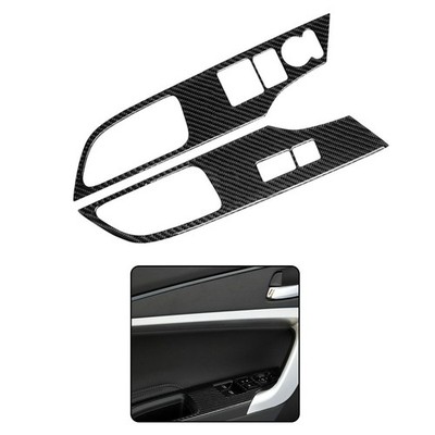 For Honda Accord 2013-2017 Type-A Lift Window Panel Frame Carbon Fiber ...