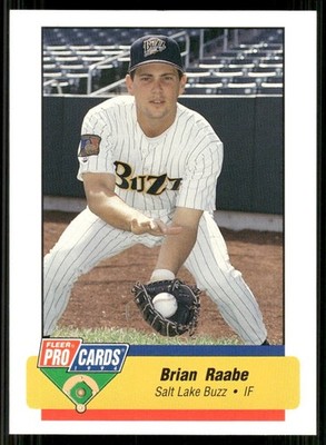 1994 Fleer ProCards Salt Lake Buzz BRIAN RAABE RC TWINS NEW ULM NM
