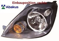 Abakus 431-1172R-LD-EM Hauptscheinwerfer Rechts Scheinwerfer FüR Ford