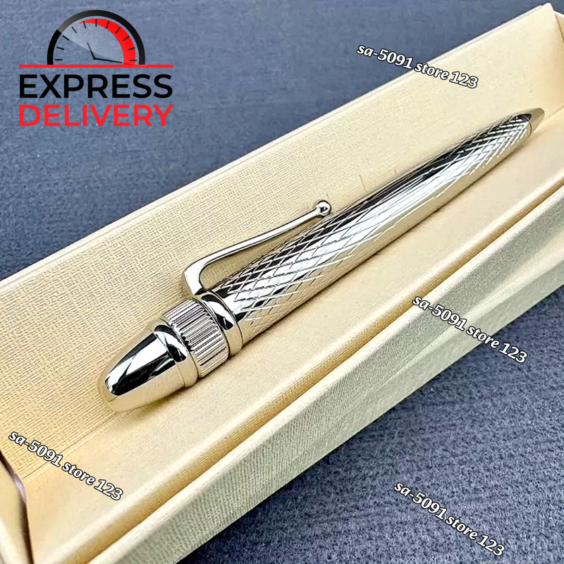 Bid Rolex Silver Ballpoint Pen Rare Collector New Box.