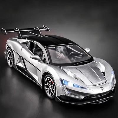 1/32 BYD Yangwang U9 Alloy Sport Car Model Diecast Super Car Vehicle Sound Light