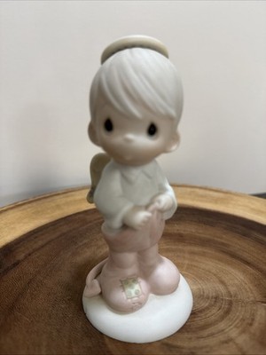 Precious Moments Part of Me Wants to Be Good Angel Boy Figurine 12149 S. Butcher