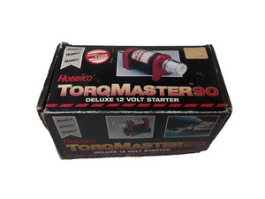 Hobbico TorqMaster 90 Deluxe 12 Volt Starter w/ Cone for Glow Engines - UNTESTED