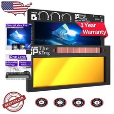 Royal Series King 1.0 Welding Lens Clear View Shade 5-13 1-