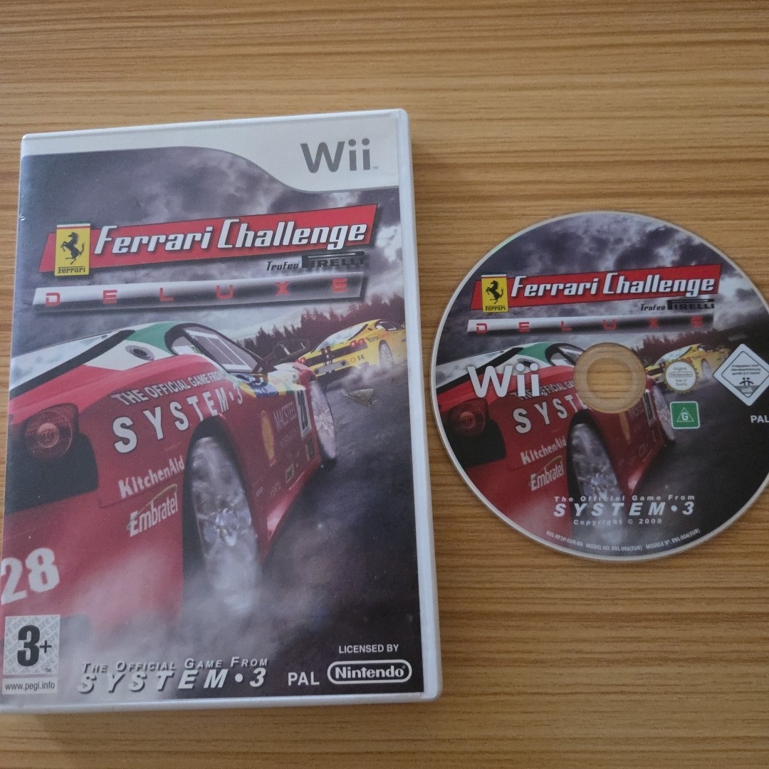 Ferrari Challenge - Deluxe Nintendo Wii PAL No Manual